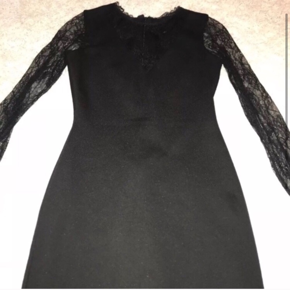 Zara Black Dress with Lace